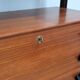 Mid-century modular teak bookcase with drawers and shelves Italy 1960s