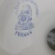 Faience compotier by Saint Amand A. Lebacqz & Bouchard model Persian diam 23.5 cm