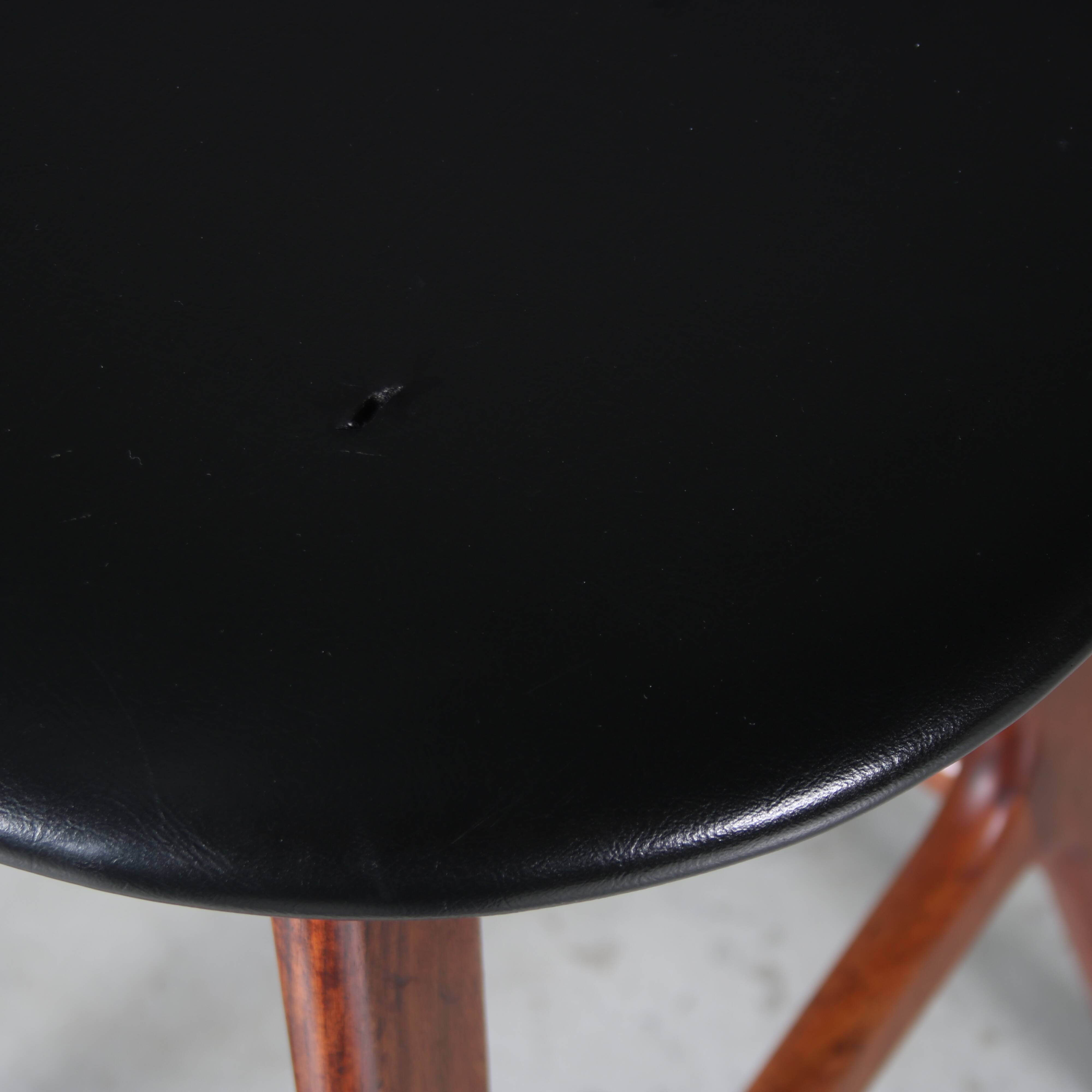 1960s Bar stool by Erik Buch for O.D. Mobler in Denmark