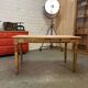 Table de ferme en chêne pied tournés