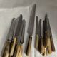 Set of 24 horn table knives
