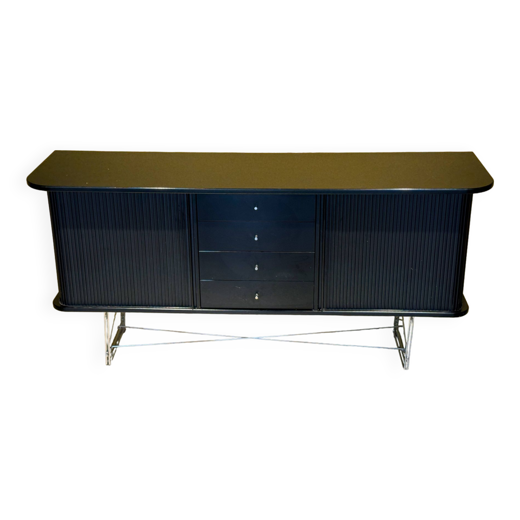 Buffet danois noir Denka, Danemark, années 1990