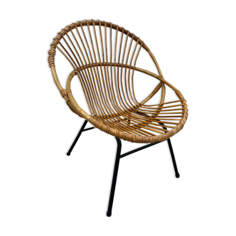 Rattan armchair