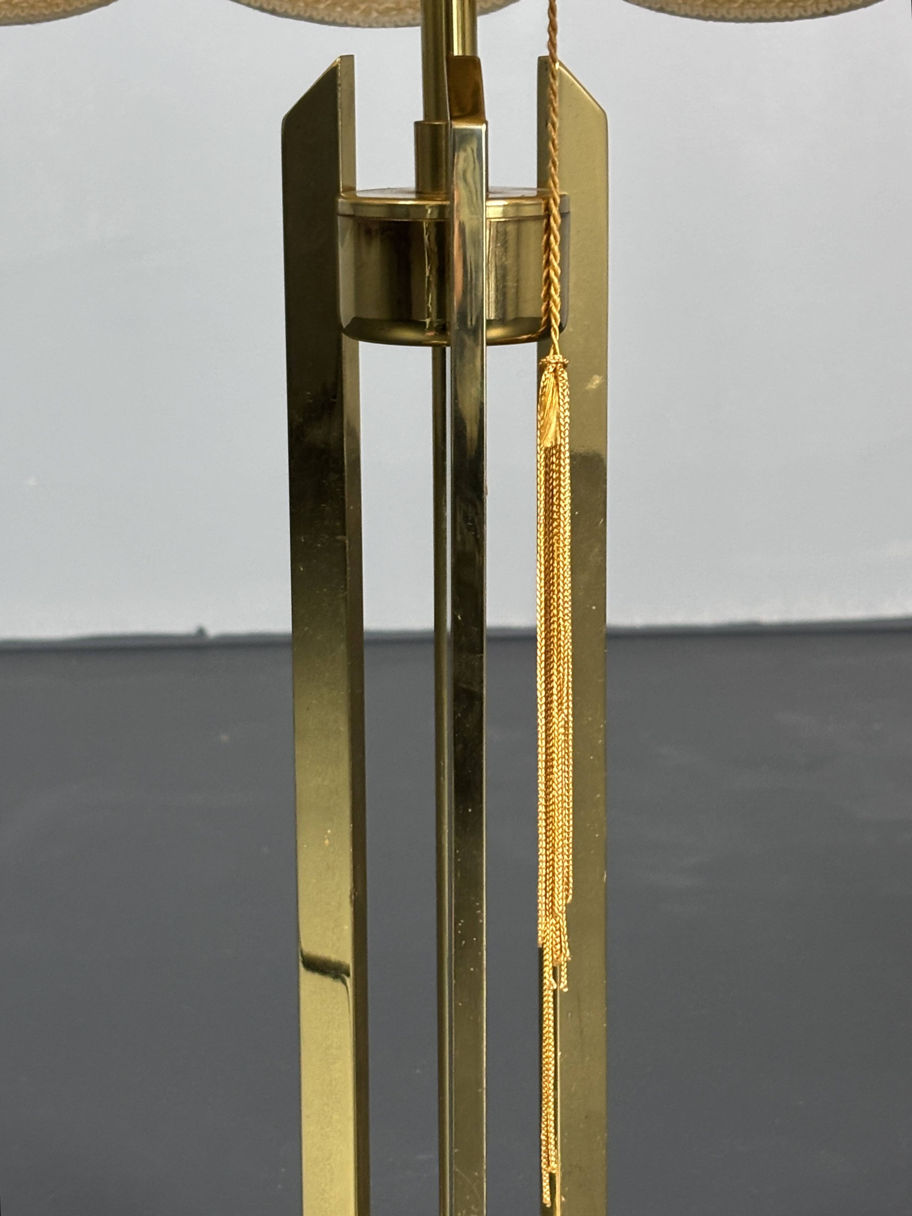 Lampe de table champignon en laiton du milieu du siècle, Autriche, années 1960-1970