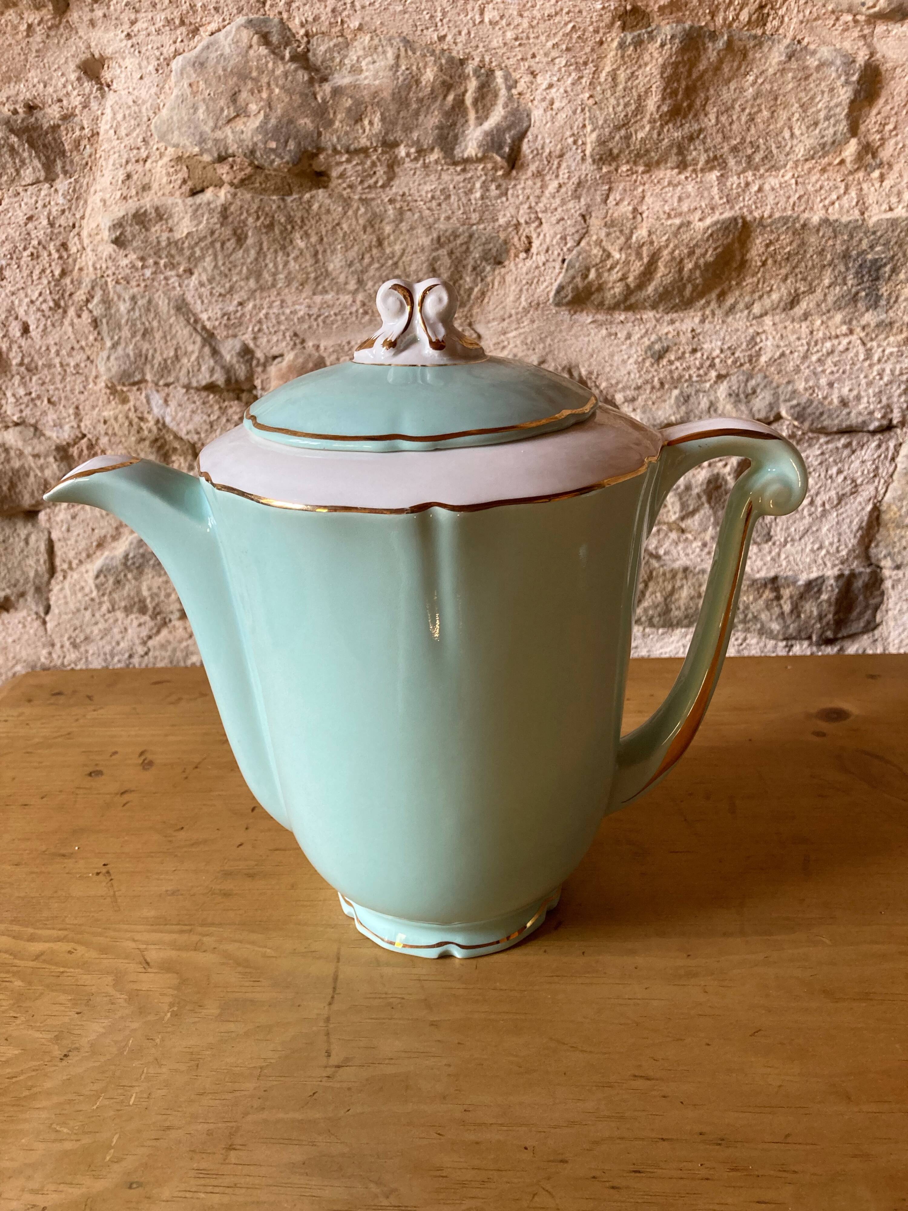 Coffee service - Céranord, Saint-Amand, Trianon model, 1970s