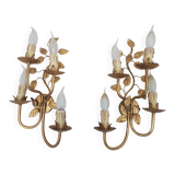 A pair of wall lamps / Coco Chanel / Hollywood Regency / France, 1960s