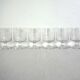 Set of 8 vintage cut crystal water glasses.