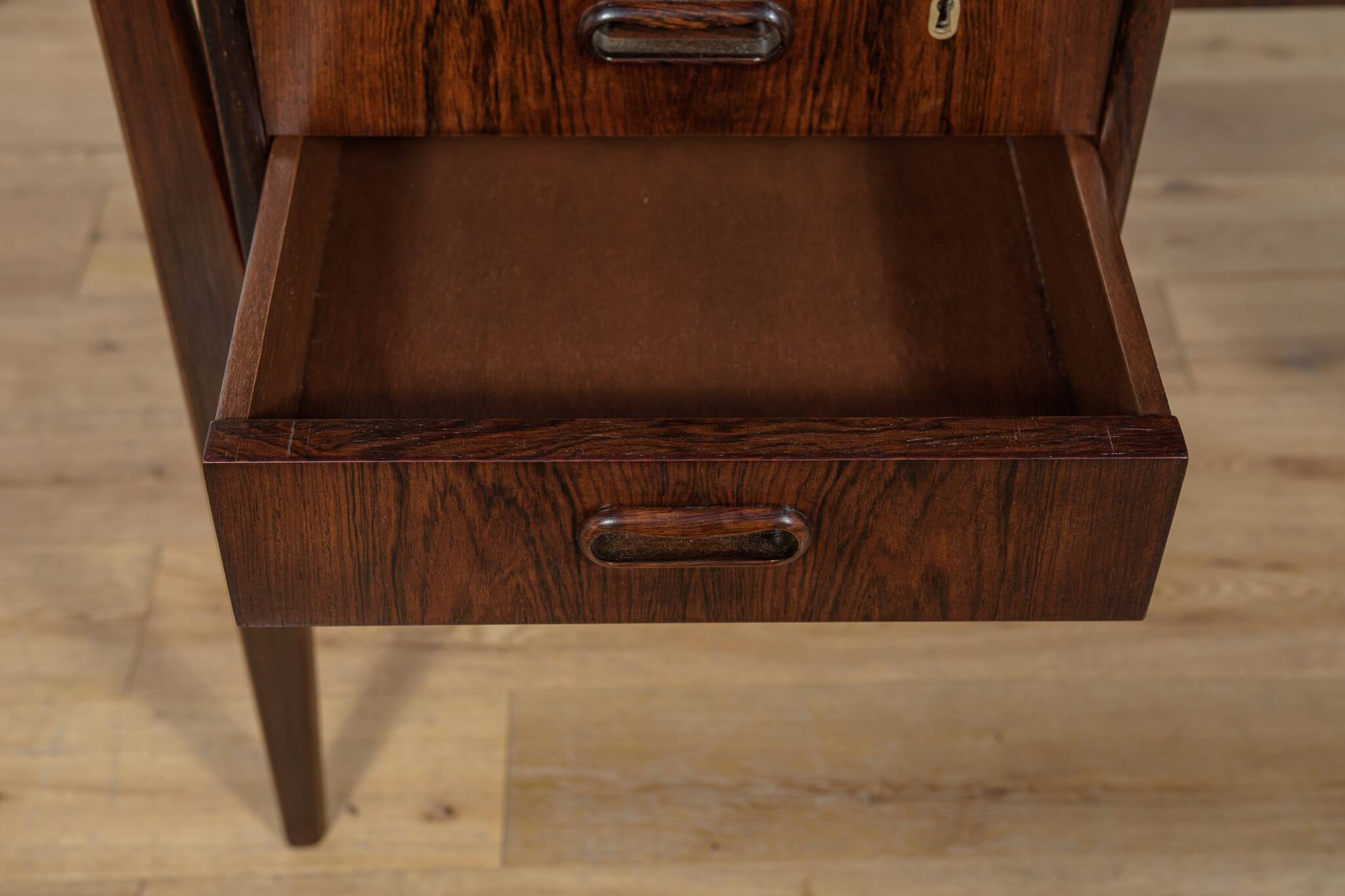 Mid Century Rosewood Desk by Gunnar Nielsen Tibergaard for Tibergaard, 1960s