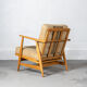 Fauteuil danois du milieu du siècle en hêtre, vers 1960, Danemark