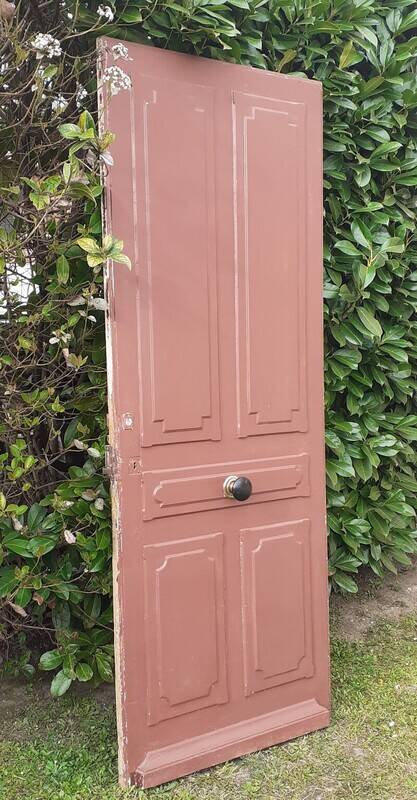 Old exterior entrance door solid H225xW86cm solid wood