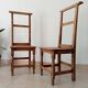 Paire de chaises anciennes prie Dieu XIXeme