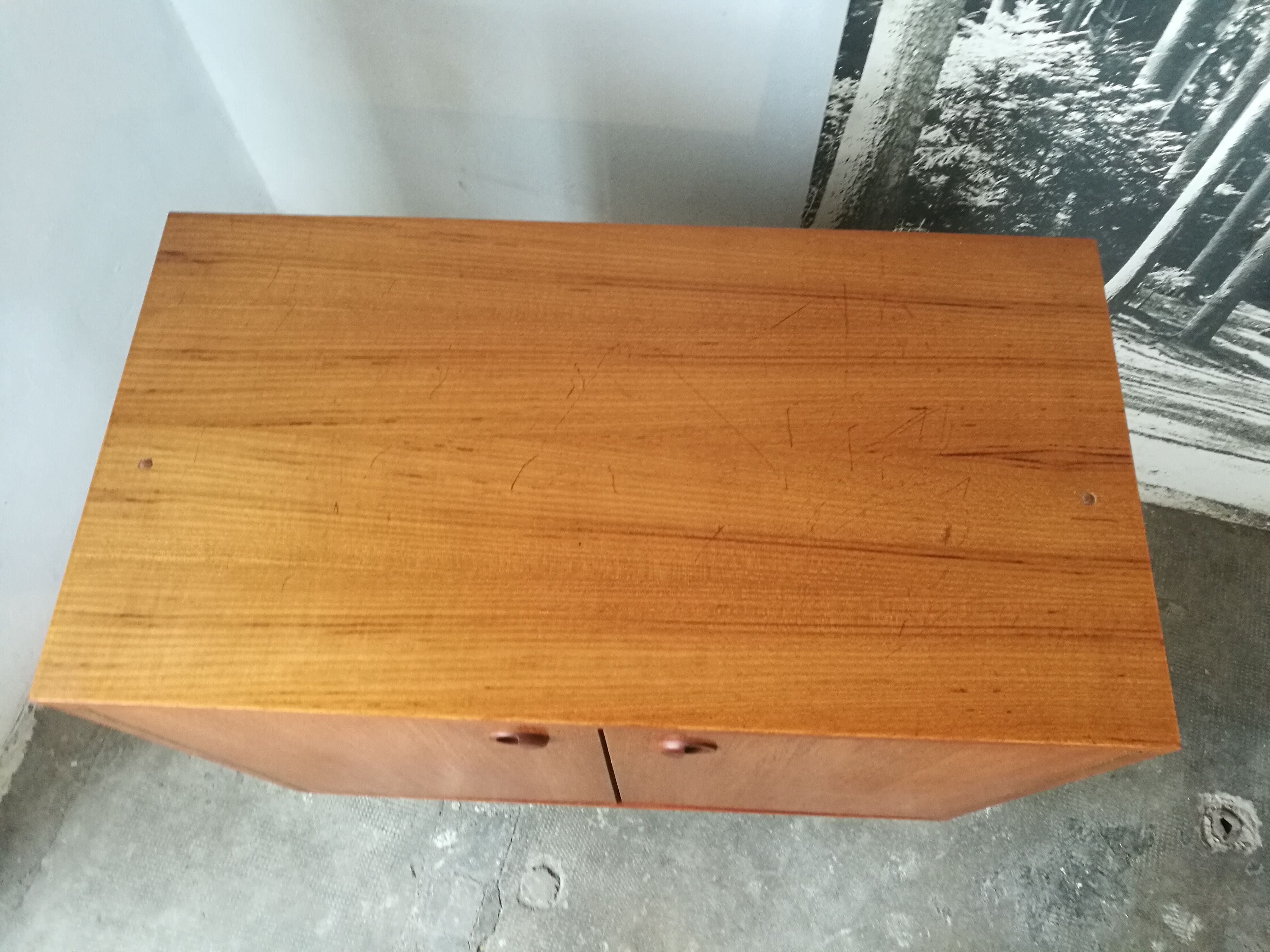 Vintage Scandinavian buffet, teak