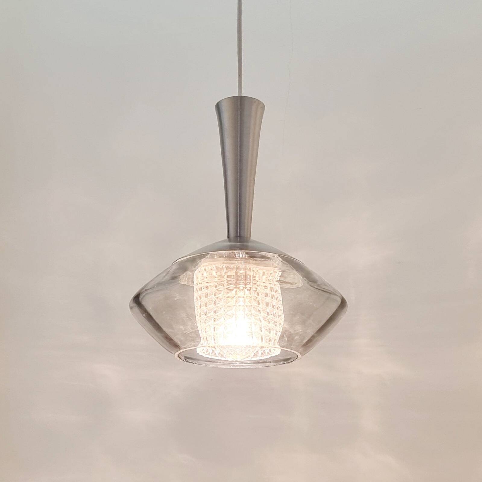 Mid-Century Scandinavian Glass Ceiling Light by Carl Fagerlund for Orrefors, 1960s