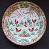Large semi-deep Macau porcelain platter (1971) - Authentic piece