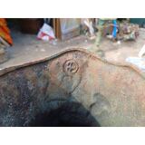 3 cast iron vases 1900 Charleville-Mézières