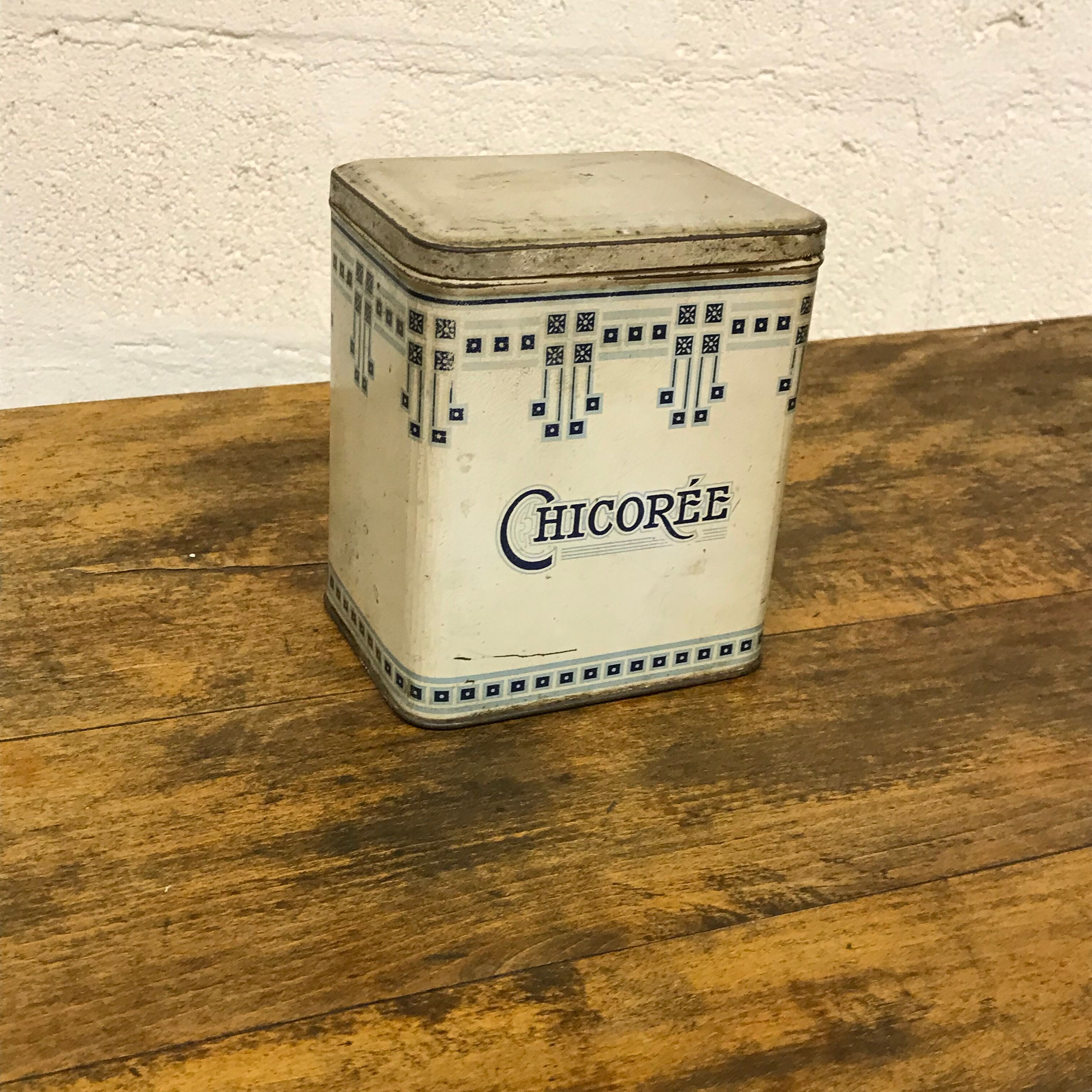 Chicory tin box
