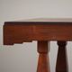 Art Deco dining table in teak, with butterfly extension, Danish cabinetmaker, 1940s.