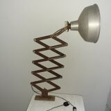 Wall lamp accordion Mazda industrial design 50's
