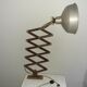 Wall lamp accordion Mazda industrial design 50's