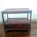 Rattan support cabinet 1960s