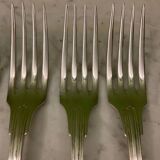 Charles Christofle 4 forks model Chinon