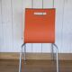 1970s metal and wood chairs