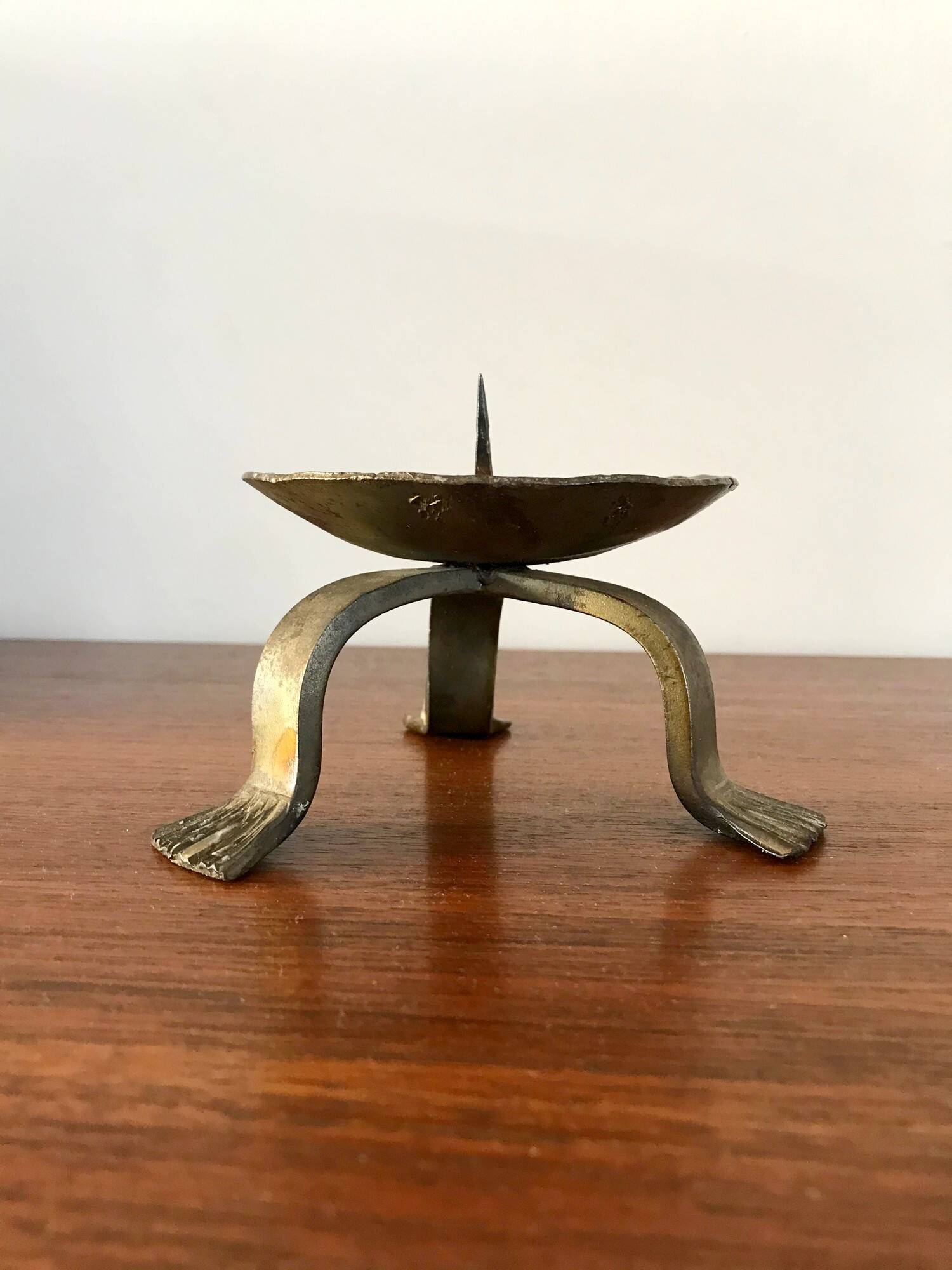 Vintage wrought iron candle holders from the 70s