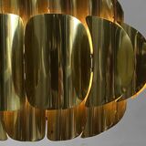 Brass pendant light by Thorsten Orrling for Hans-Agne Jakobsson AB, Markaryd. Sweden 1960s