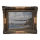Oil on canvas - Navy - Old painting