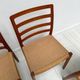 1970s set of 4 vintage Danish teak dining chairs no. 85 by Niels O. Møller