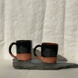 Set of 2 handmade Terracota cups
