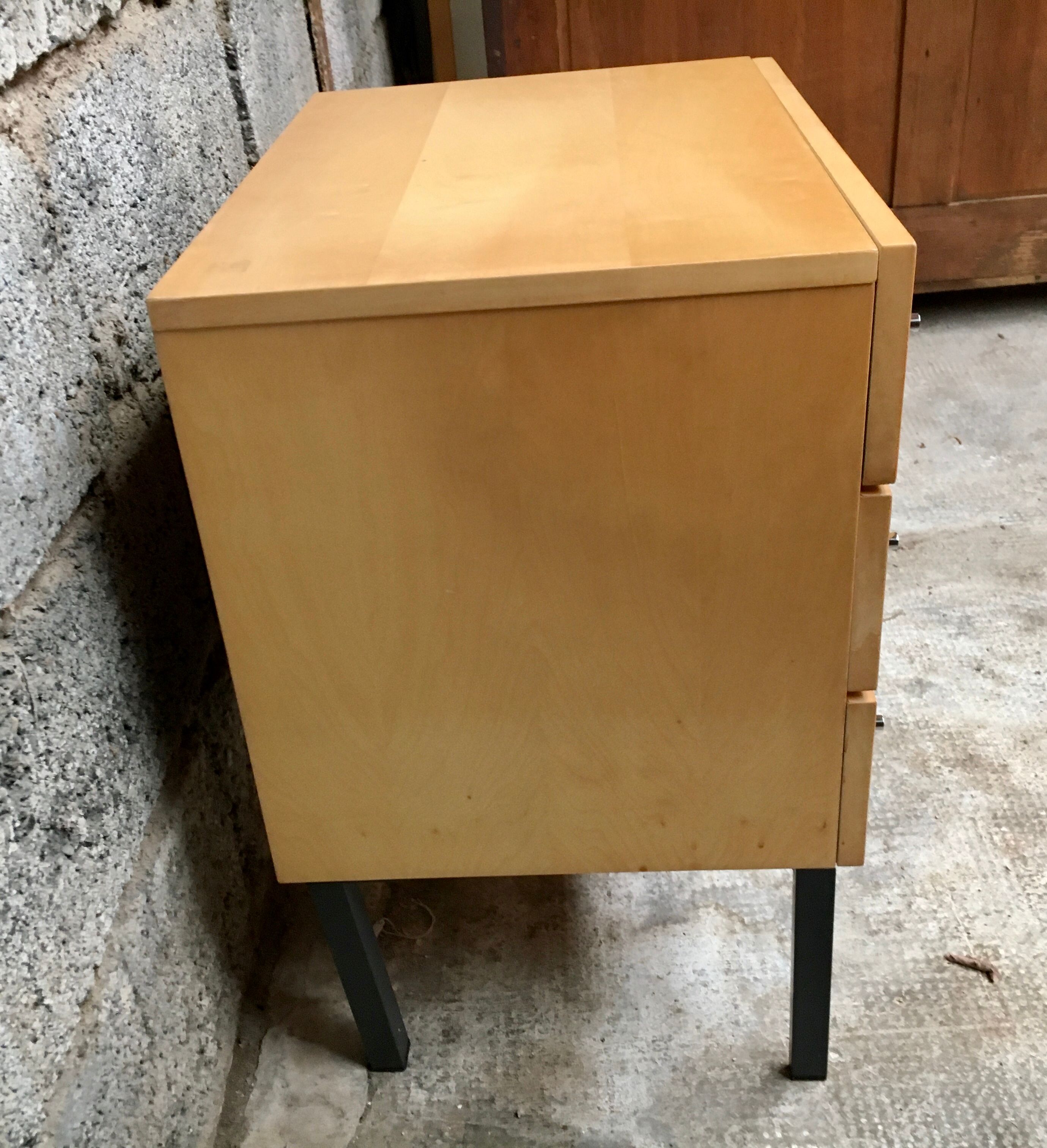 Commodity vintage light wood feet metal 1950 1960