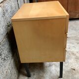 Commodity vintage light wood feet metal 1950 1960