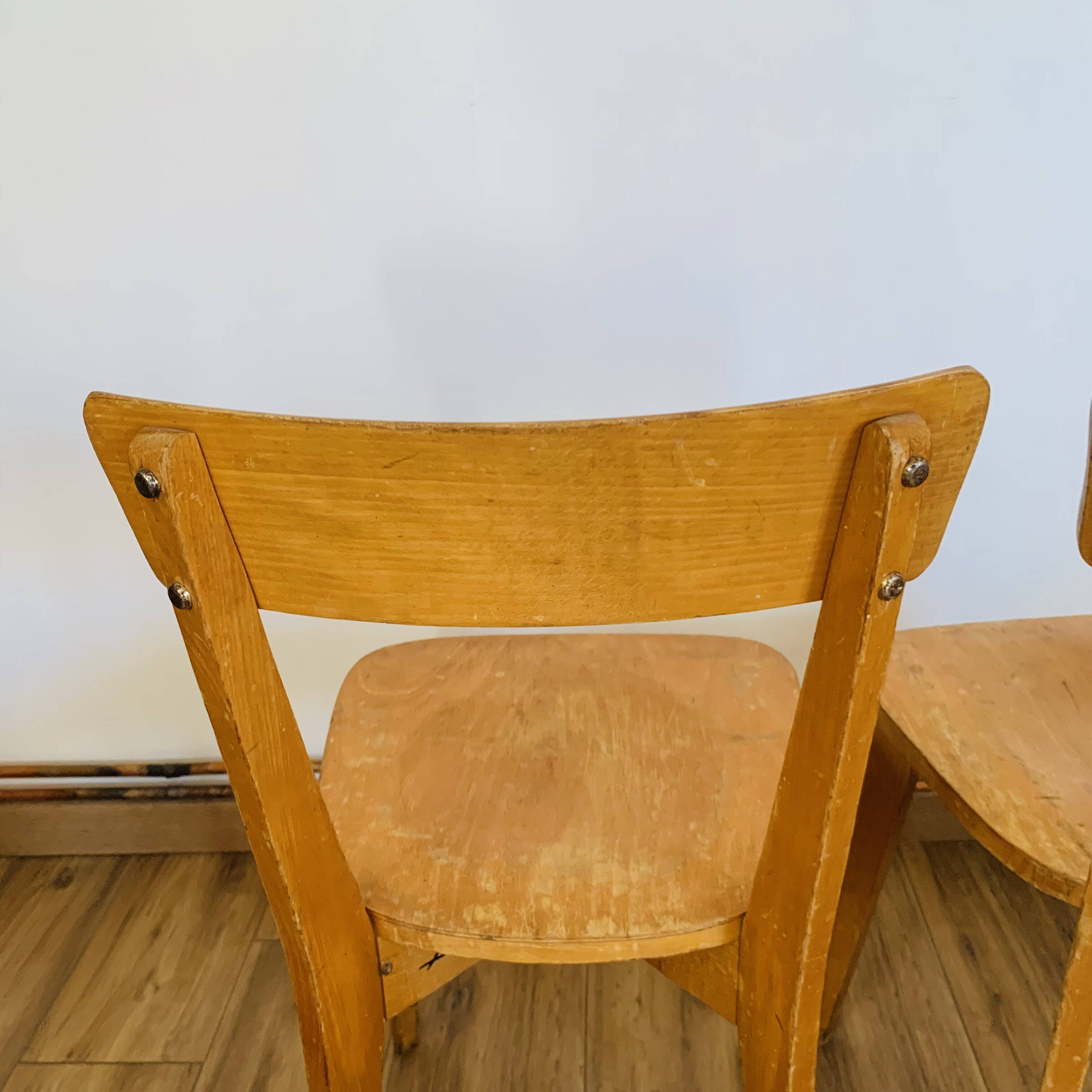 Pair of bistro chairs