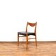Mid-Century Danish Teak and Leather Dining Chairs by Arne Wahl Iversen for Glyngøre Stolefabrik, 196