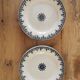 Service de 8 assiettes vintage en Terre de Fer