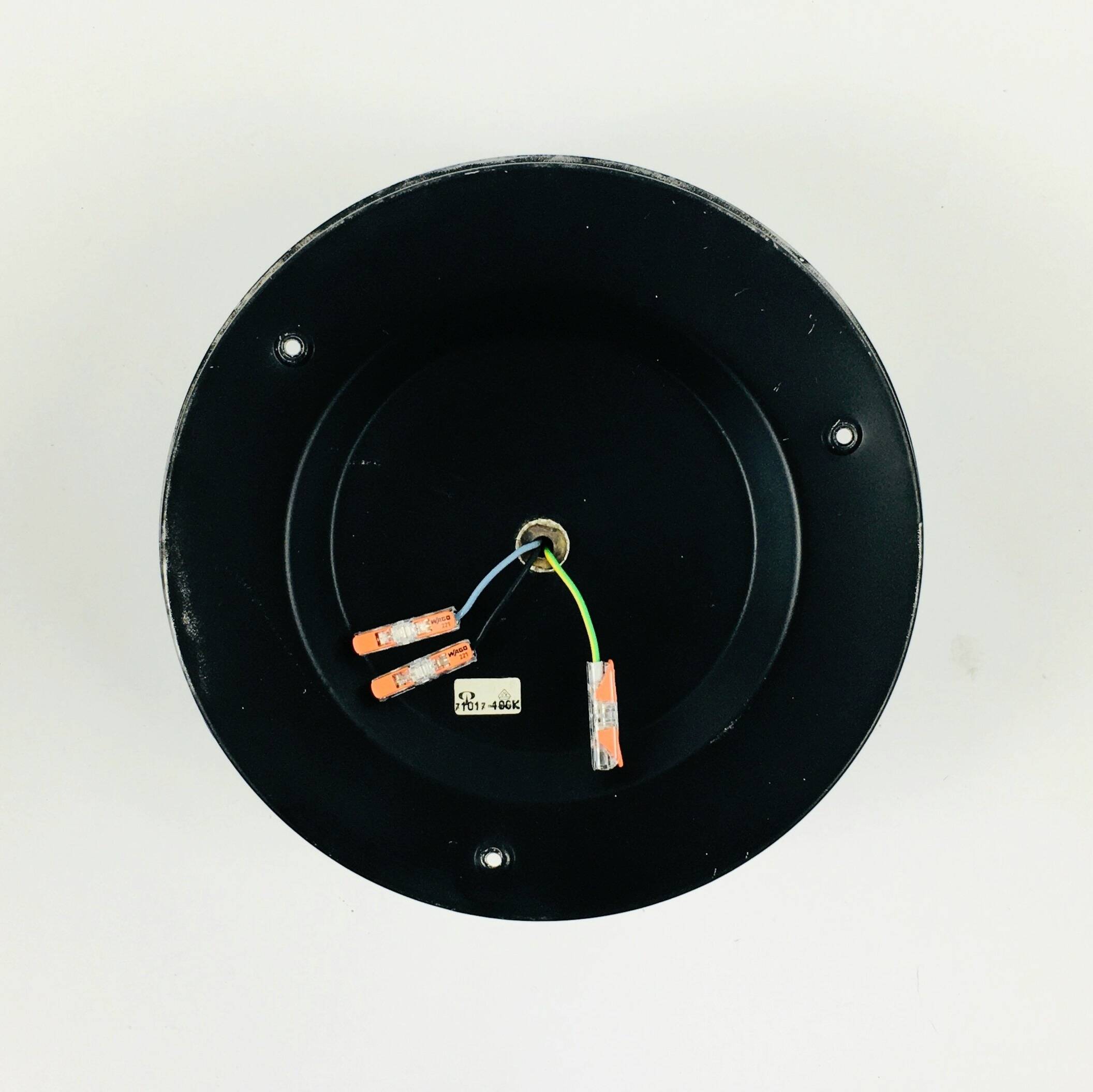 Space Age Glass Ceiling Light 'Wave' Model by by Koch & Lowy for P&P, 1970s