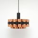 Copper lamp by Wener Schou for Coronell Elektro, 1970s