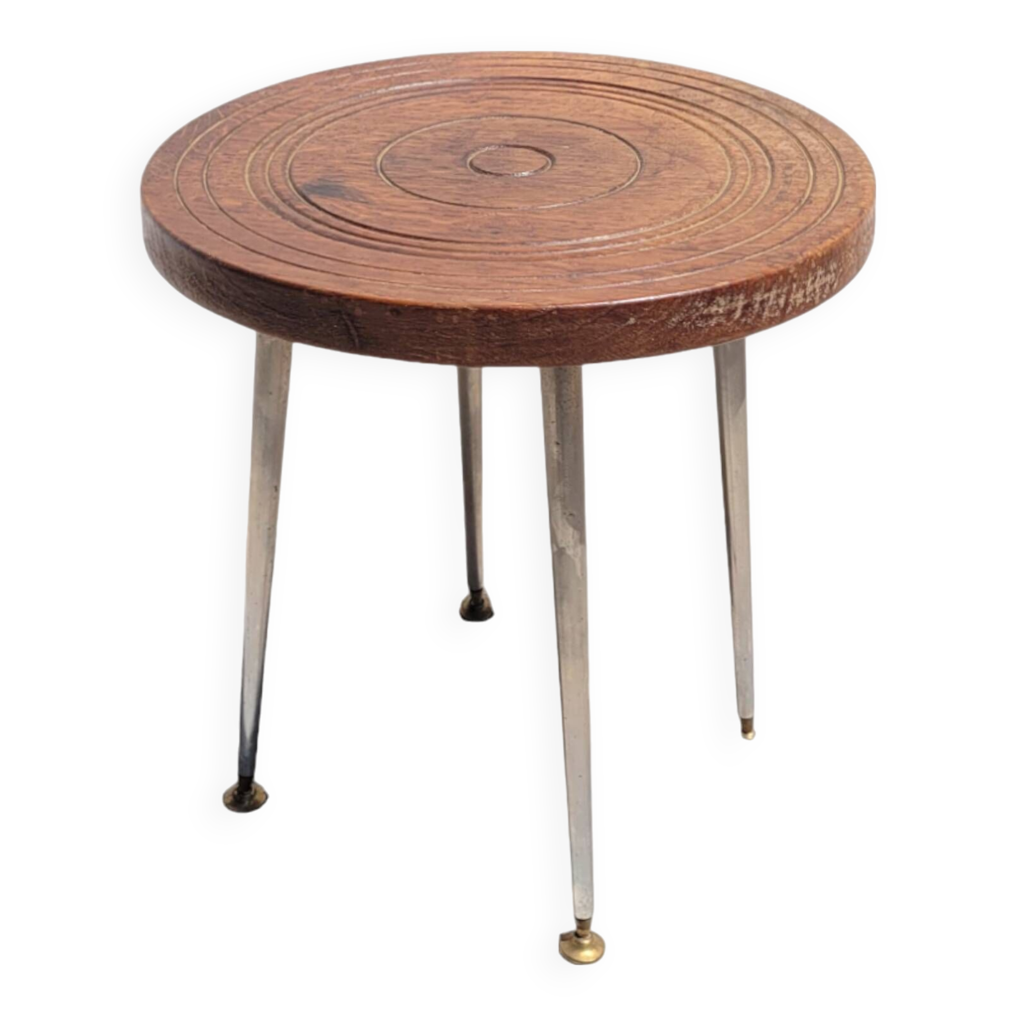 Small vintage pedestal table