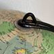 Vintage 1960 globe terrestrial world map Girard Barrère - 33 cm