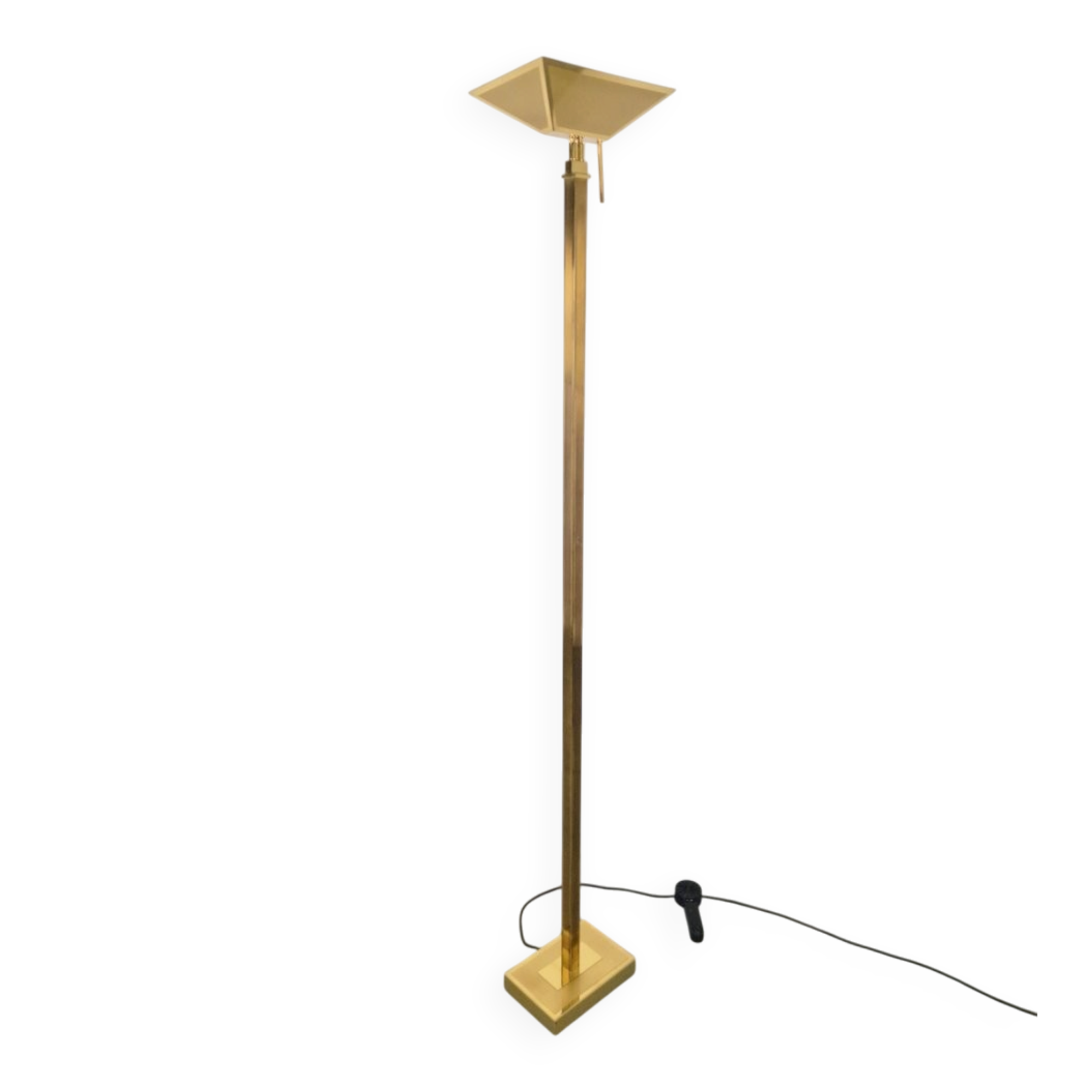 Vintage Brass Floor Lamp from Deknudt, 1970s