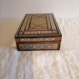 Former Syrian box in marquetry. Box. 1st half of the 20th century.