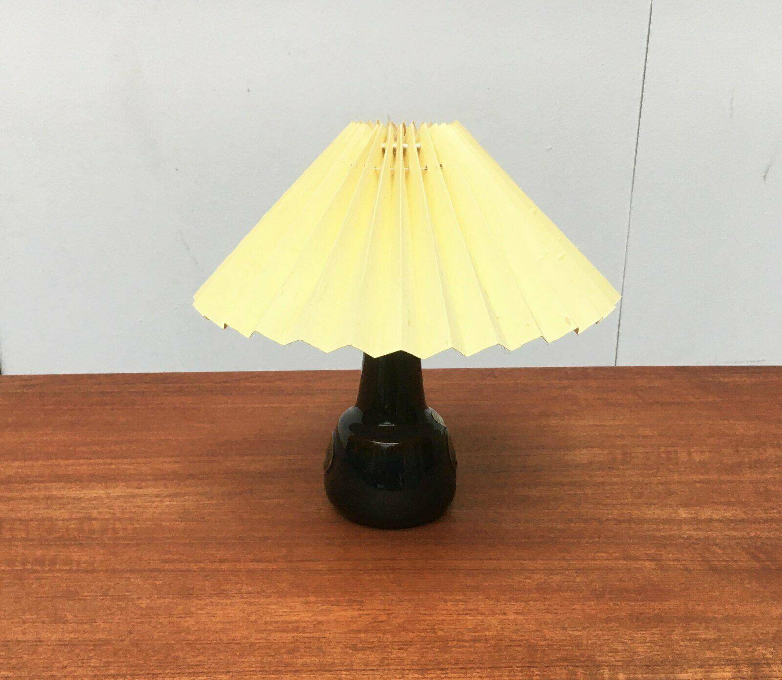 Mid-century Danish ceramic table lamp by Søholm.