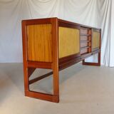 Scandinavian teak line sideboard