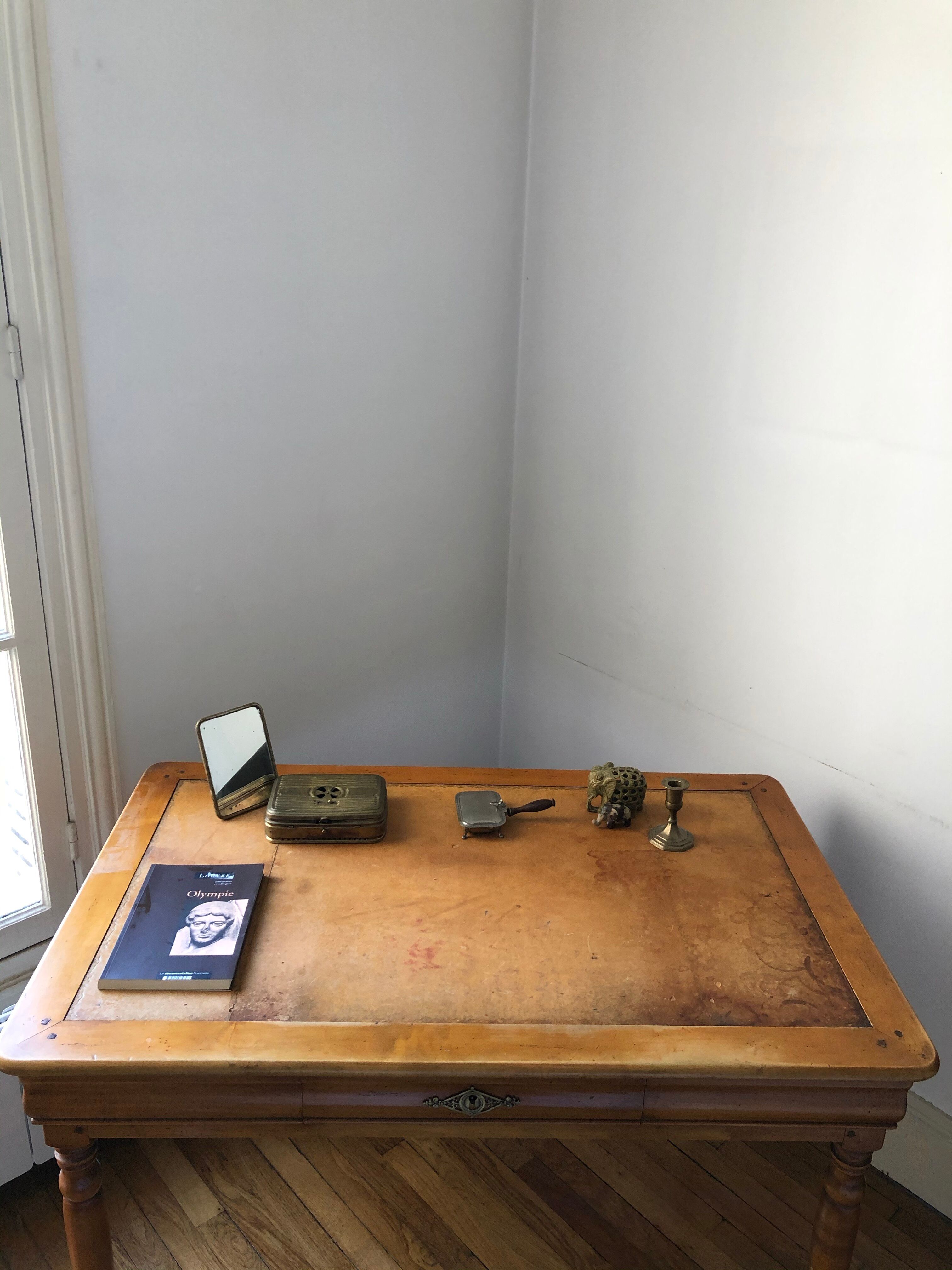Table extensible en merisier massif