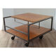 Vintage rolling coffee table by George Frydman circa 1960