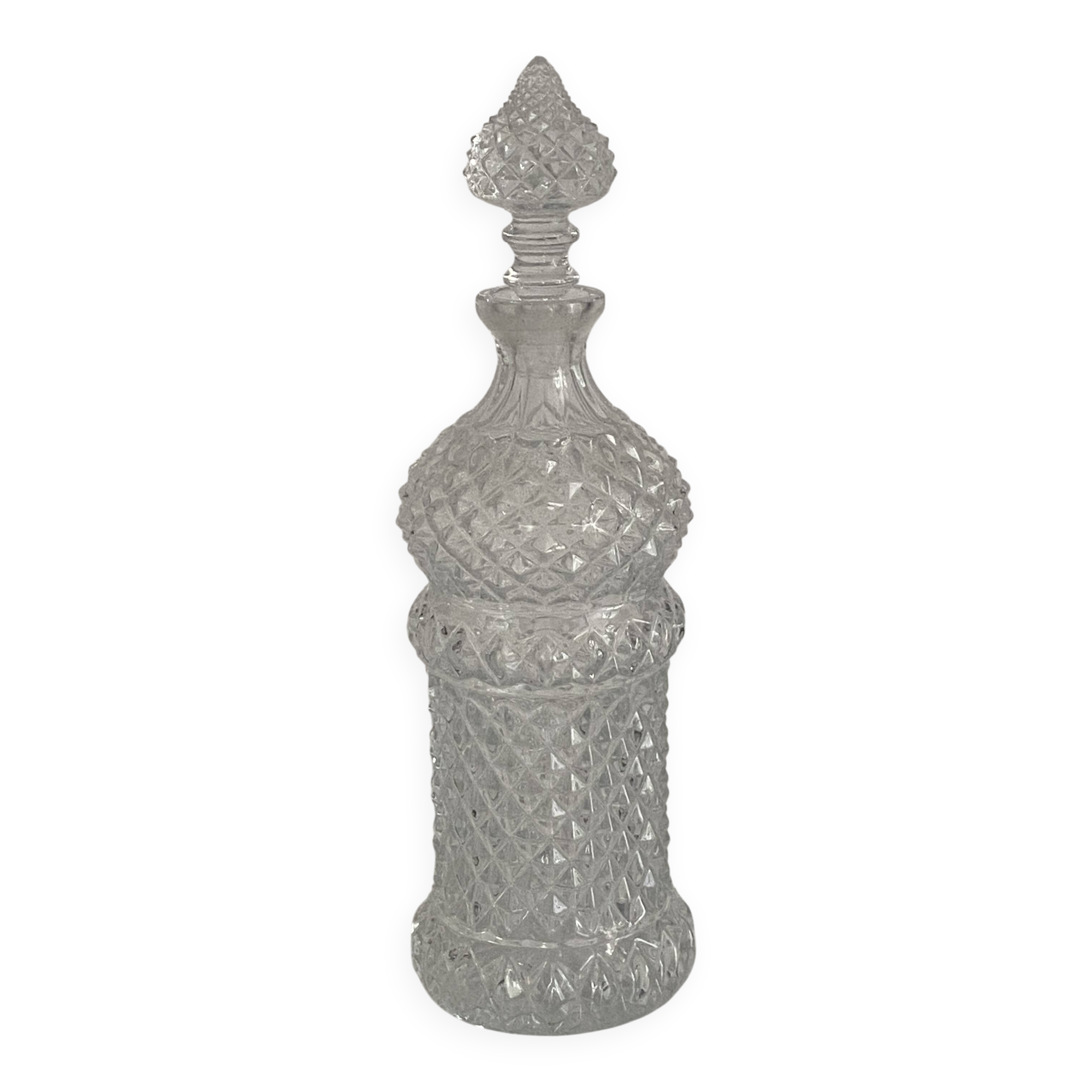 Vintage 1970s crystal decanter