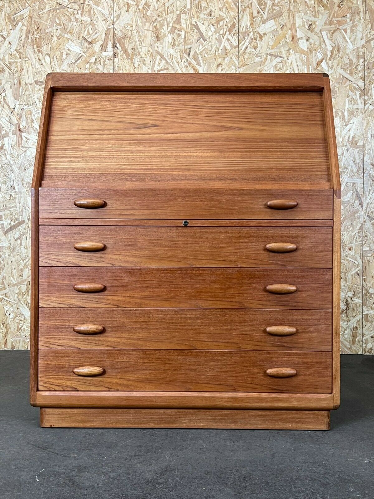 60s 70s Teak Secretary Danish Modern Desk Dyrlund Design Denmark 60s 70s