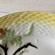 Set of three plates in slip Moulin des loups and hamage. Orchies