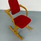 Stokke Varier Actulum red Scandinavian design rocking chair